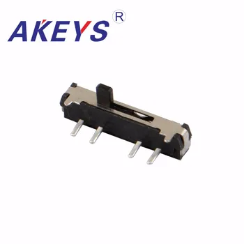 

20PCS MSK-24D18 MINI slide switch 2P3T DIP side insert 4 pin 3 position micro slide switches