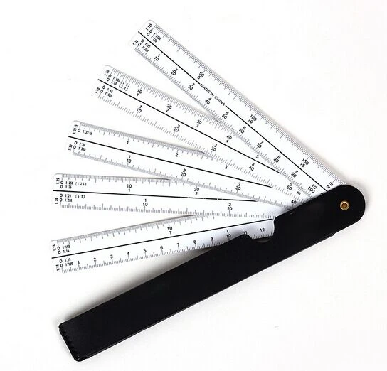 Пластиковая прямая Линейка для нанесения весов, измерительная линейка для сортировки одежды, инженерный рисунок для дизайнера 20 см
