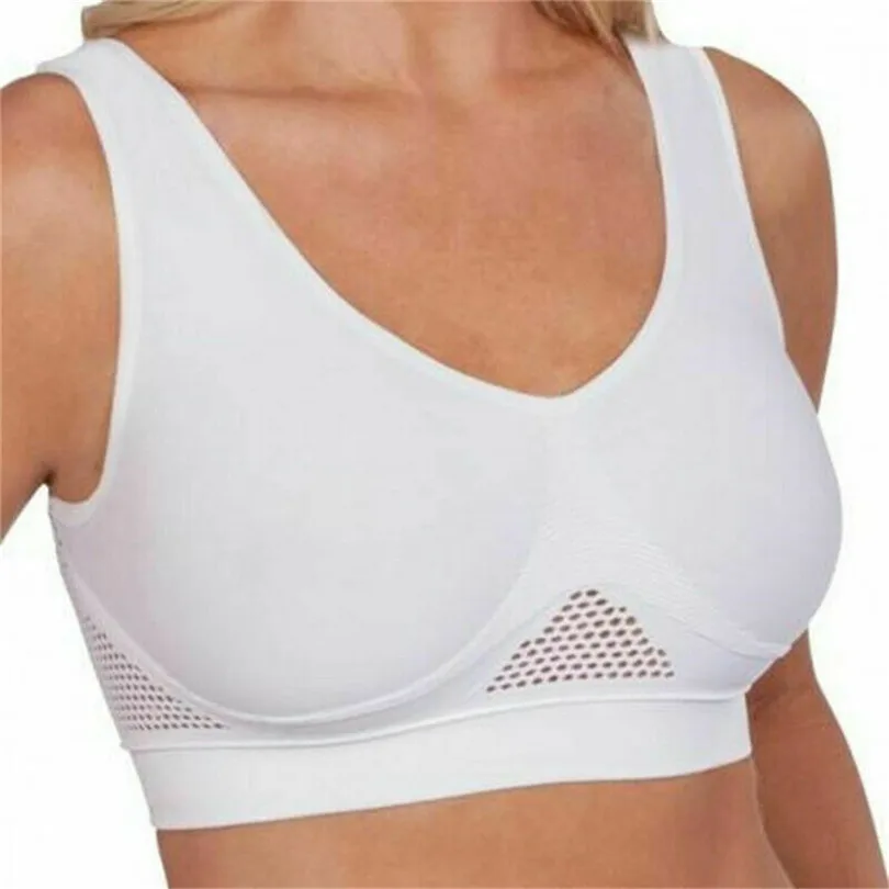 Sexy Genie Bra With Pads Seamless Push Up Bra Plus Size XXXXL Underwear Wireless Bra Air Permeable Cooling Summer Bra 40MAY167