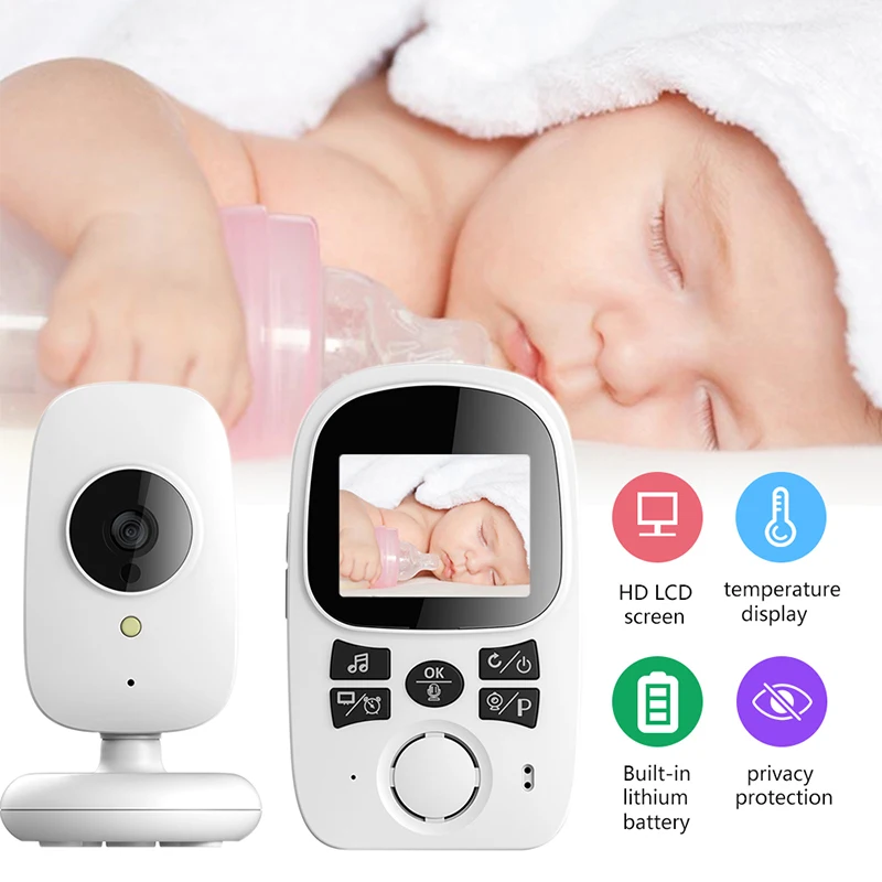 

2.4 inch Wireless Video Baby Monitor Baby Nanny Security Camera High Resolution Night Vision Temperature Monitoring Baby Care