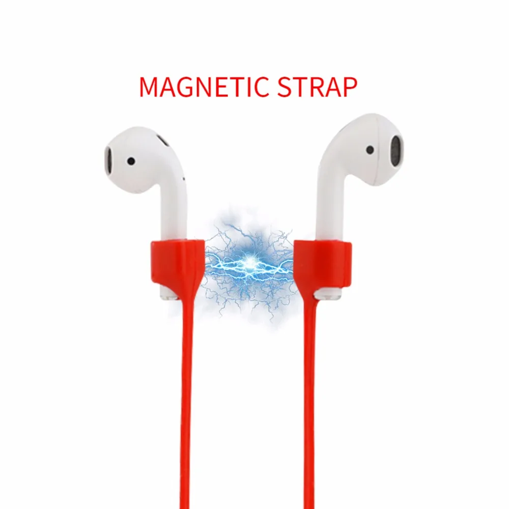 

Anti-lost Neck Silicone Cord for apple AirPods Strap Magnetic Wireless earphone holder air pods pro magnet Earpods 3 hook Sport