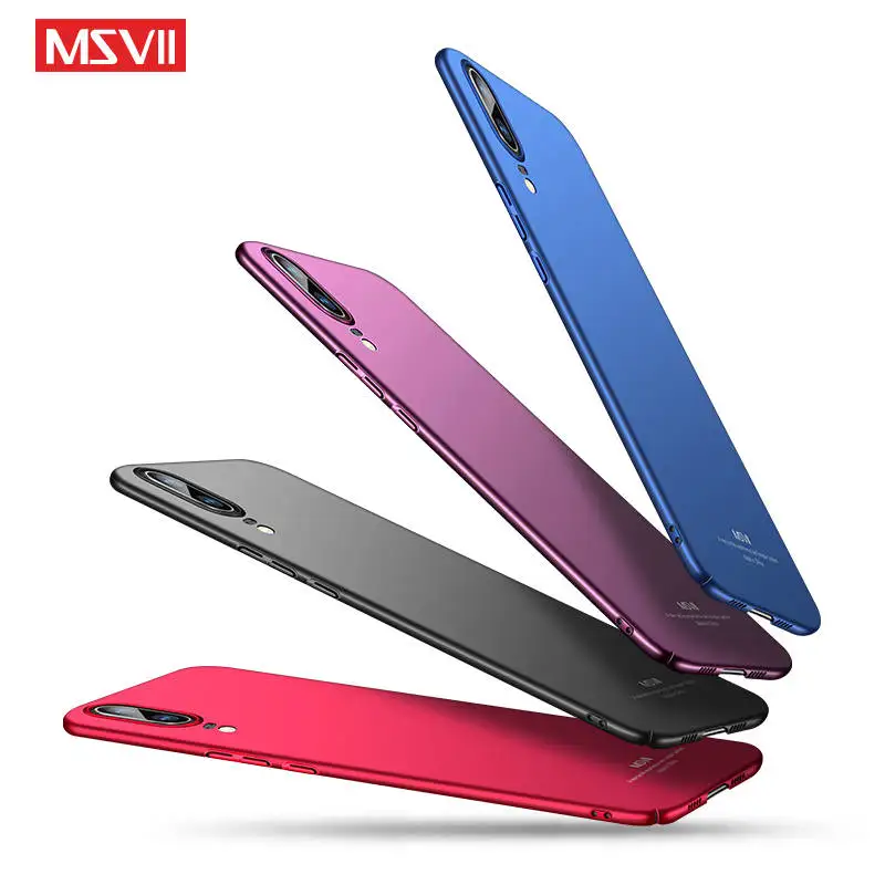 

Huawei P20 Case Original MSVII Brand Coque Cover Huawei P20 lite Case Huawei P20 pro Hard PC Cover For Huawei P 20 phone Cases
