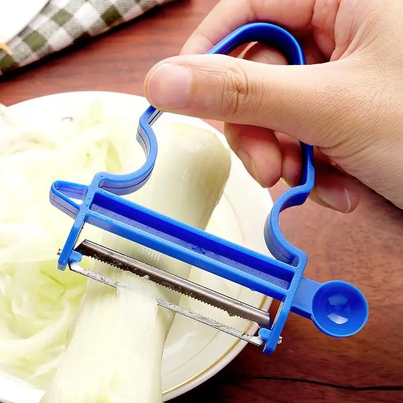 3 шт./компл. Slicer измельчитель нож для нарезки соломкой мульти корки Нержавеющая сталь лезвия Ножи для очистки от Кухня инструменты Прямая