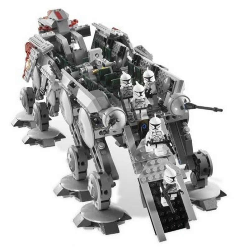 

Legoing Starwars Republic Dropship with AT-OT Walker 1808Pcs Building Blocks Toys For Children Block Legoings Star Wars