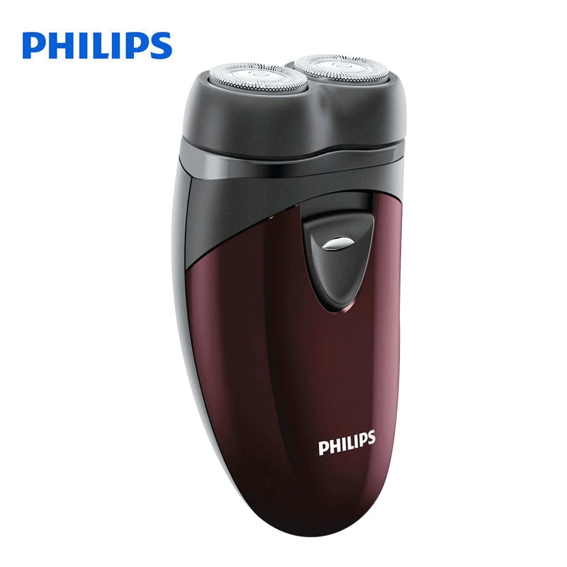 Оригинальная Электробритва Philips PQ206 с двумя плавающими головками AA батарея для отслеживания контура лица для мужской электробритвы