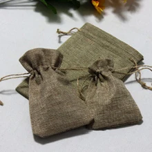 100 шт/партия CBRL джутовые сумки, Холщовый мешочек, льняной мешочек для аксессуаров/Ipone 5s, различные цвета, размер на заказ