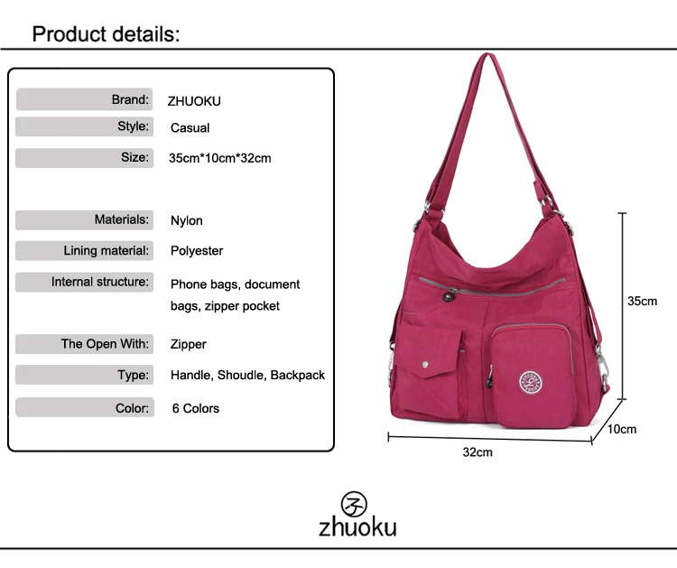 Новинка, женская сумка-мессенджер, двойная сумка на плечо, дизайнерские сумки, высокое качество, нейлон, женские сумки через плечо, Bolsas Sac A основной