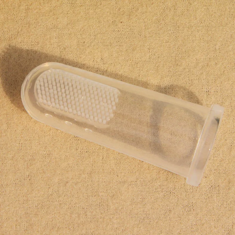 Baby Kids Silicone Finger Toothbrush Children Teeth Clear Gum Brush Infant Deciduous Tooth Brush Massage Children's Tooth Brush