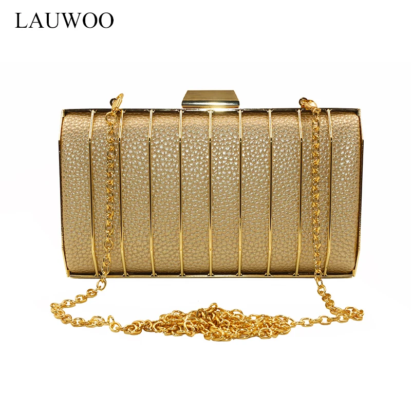 Buy LAUWOO Women Elegant Evening Bag Lady stripe Banquet Bag Minaudiere Female