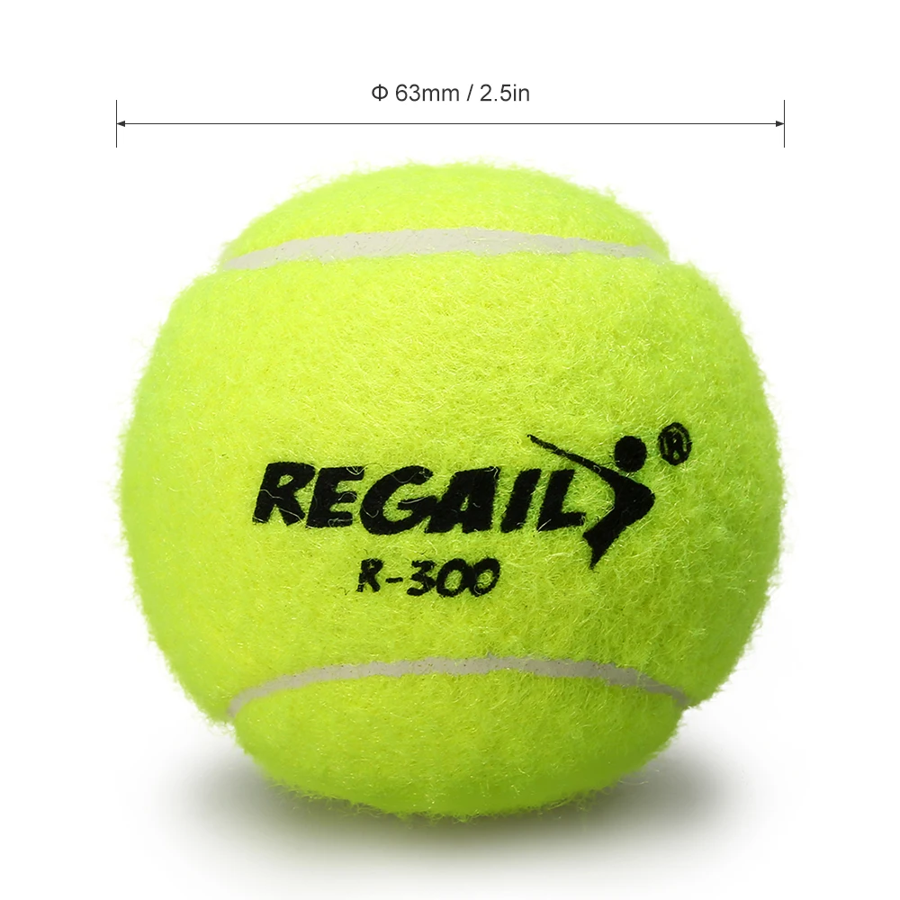 6 Pcs Rubber Tennis Ball Training Practice Tennis Balls Durable Practice Ball for School Club Competition Exercises