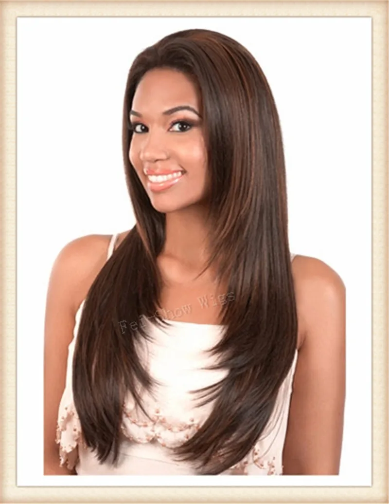 Marrone Chiaro Dei Capelli Tonalità Di Colore Lungo Taglio