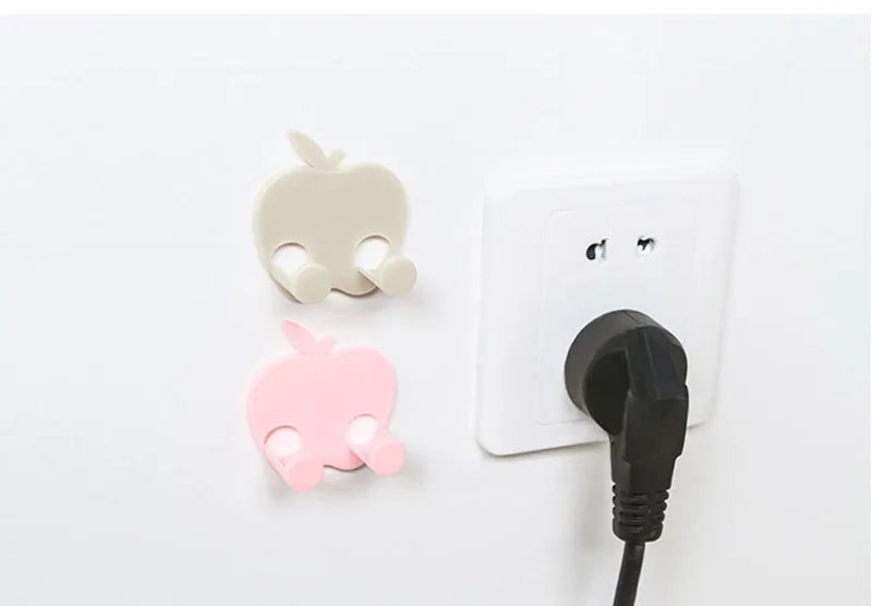 

Multifunction Finishing Plug Holder Sticky Hooks Hot kitchen Tools Kitchen Holder Hanger Home Storage Organizer Storage Rack