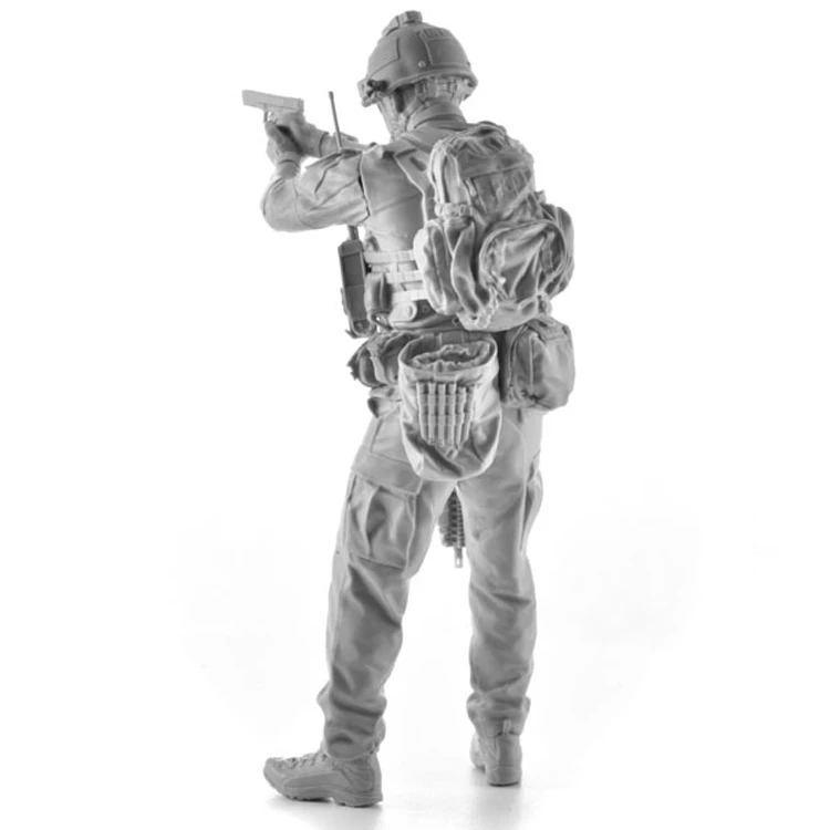 1/16 фигурки из смолы, модельные наборы, современные американские армейские специальные солдатики, неокрашенные и в разобранном виде, 330 г