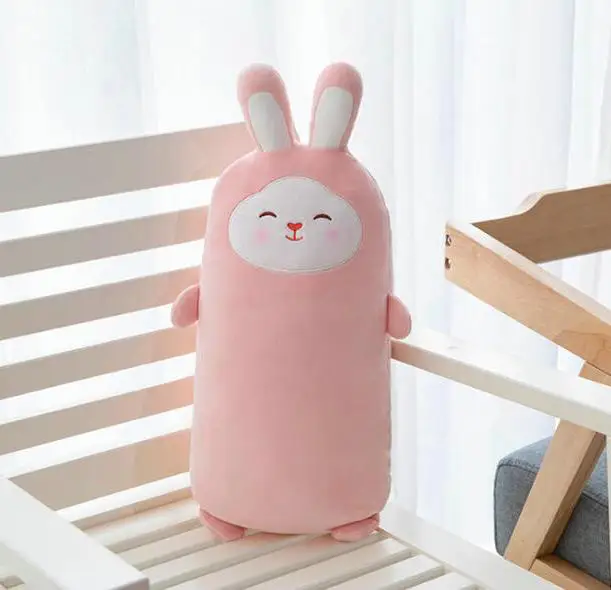 1 м супер мягкая гигантская плюшевая подушка, розовый кролик, улыбка, кролик, чучело животных, подушка для объятий, подушка для подруги, милый подарок - Цвет: smile eye