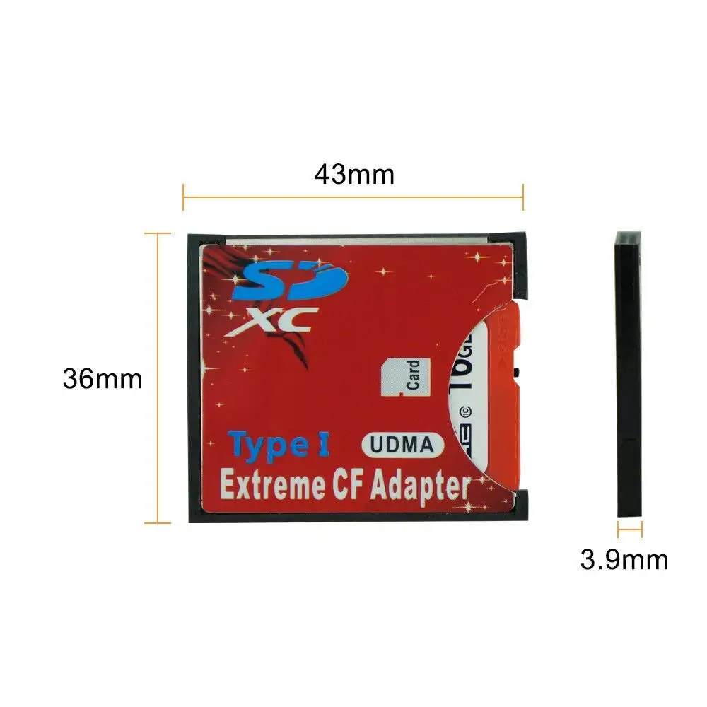 SD CF карта адаптер беспроводной WiFi SD MMC SDHC SDXC слот для CF тип I UDMA компактная флэш-память CF карта адаптер для SLR камеры