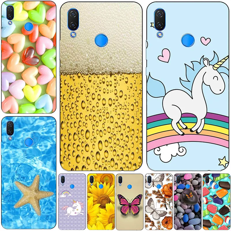

Fashion Soft TPU Silicon Case For Tecno Camon 11 Pro Camon11 6.2" Case Print Back Cover Cartoon Rose Patterned Shell Fundas Para