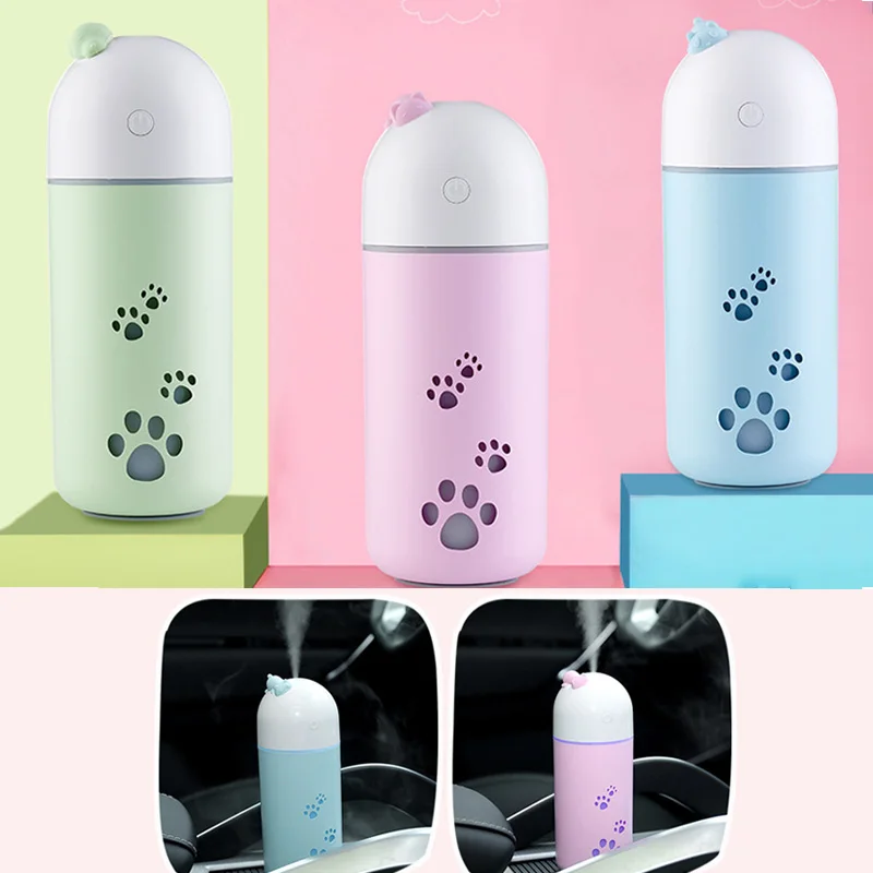 

Car Air Humidifier USB Connector Cute Dog Claw Decoration Humidifier Creative Car Mini Air Purifier