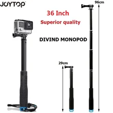 JOYTOP 3" Go Pro селфи палка экшн-камера Дайвинг Выдвижной алюминиевый монопод для селфи для GoPro HERO+ SJCAM для Xiaomi yi 4k