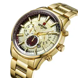 Лидирующий бренд Роскошные мужские модные спортивные часы хронограф Дата часы светящиеся водонепроницаемые Мужские часы Мужские Relogio