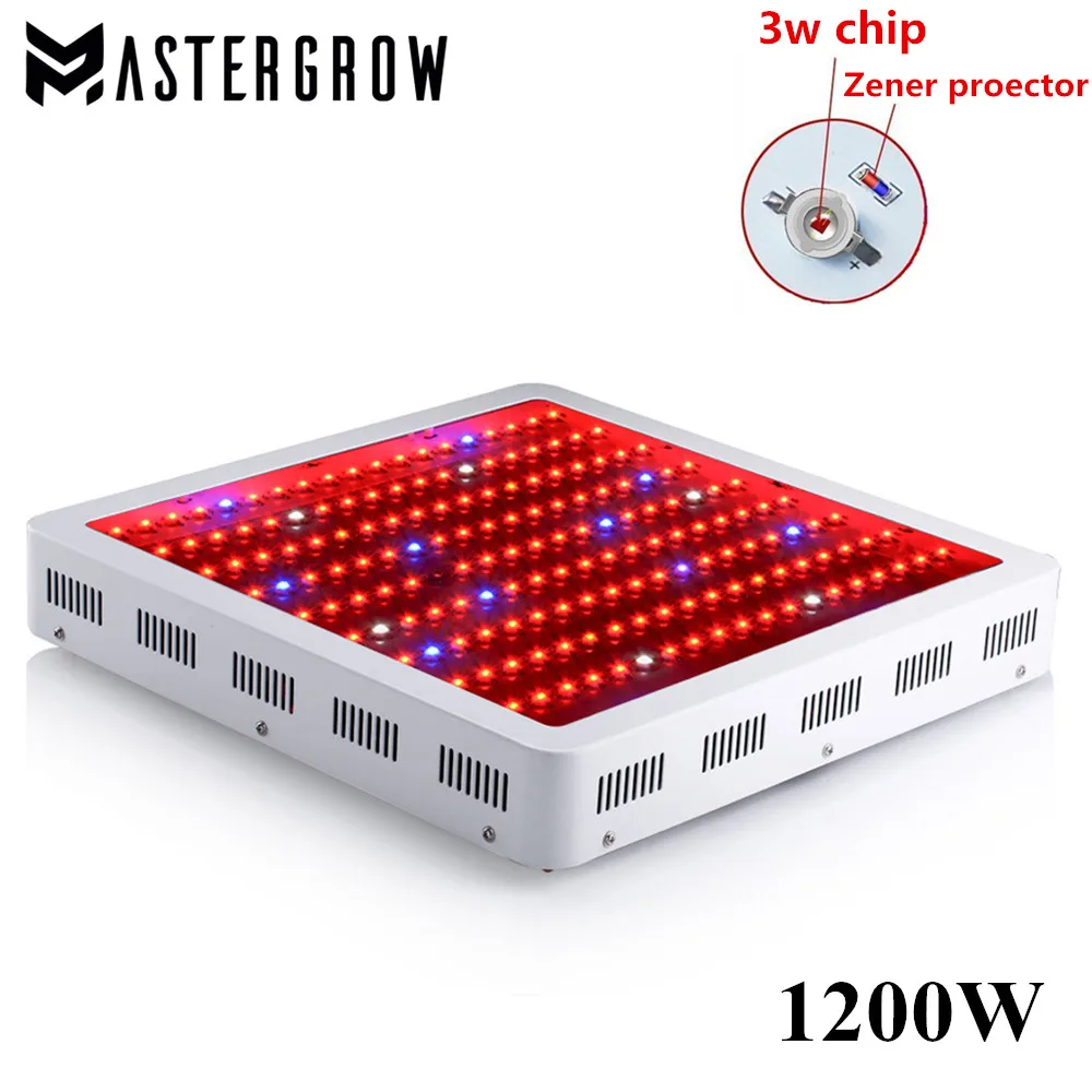 DIAMOND 1200W Powerful Full Spectrum LED Grow Light Panel Kit Red/Blue