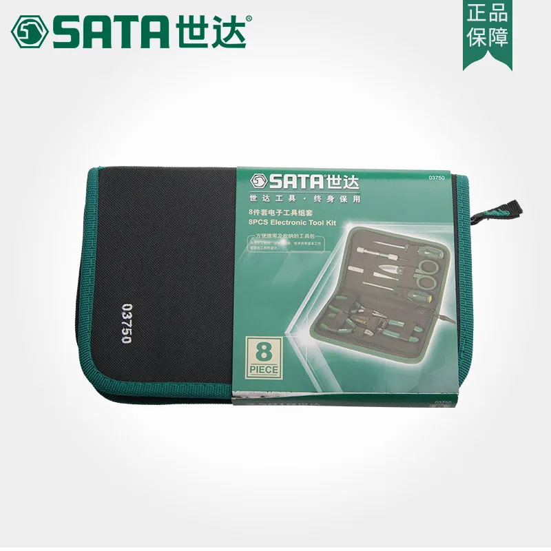 SATA 8 шт. отвертка игольчатые круглогубцы электрика вырезанные электрические и электронные инструменты для ремонта комплект 03750