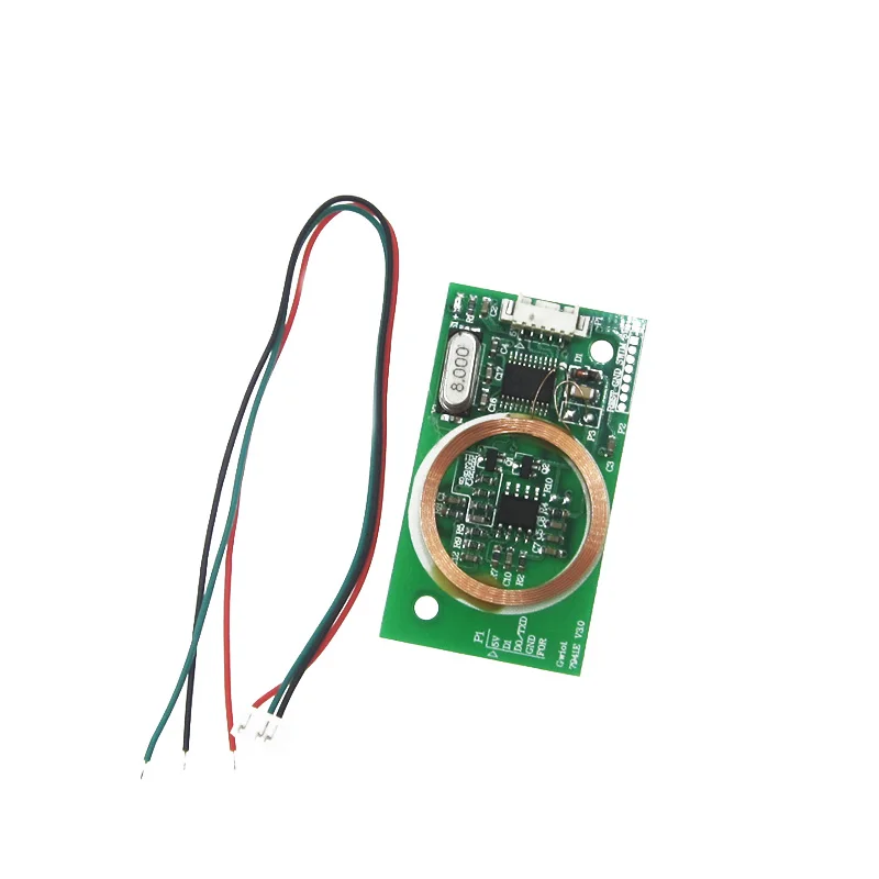 RFID Reader Wireless Module UART 3Pin 125KHz EM4100 DC 5V 8CM for IC Card for Arduino