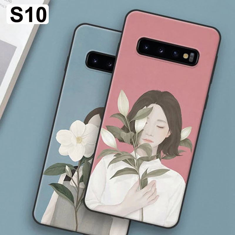 Чехол для Samsung galaxy S10 мягкий силиконовый чехол защитный S 10 задней панели |