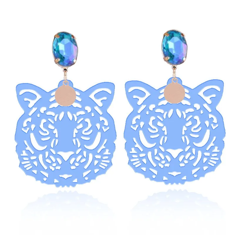 Earrings for woman oorbellen pendients Blue