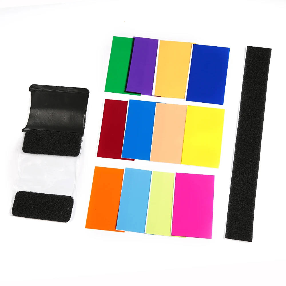 12 Color Filter For Universal camera flash (5)