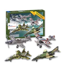 Кэндис Го 3D DIY игрушка-головоломка бумаги модель здания собрать ручной работы игры battleplane истребитель самолет подарок на день рождения 1 компл
