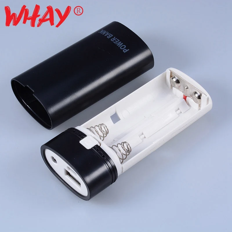 Блок питания DIY 2x18650 корпус фонарика USB Pover Bank 18650 Внешний аккумулятор для Xiaomi Huawei