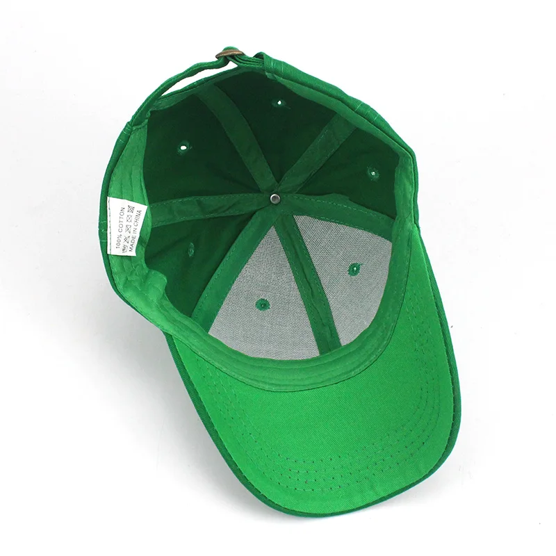 الاطفال الصلبة اللون أطفال Snapback قبعات قبعة بيسبول مع الربيع الصيف الهيب هوب صبي فتاة طفل القبعات ل 3-8 سنة الأخضر