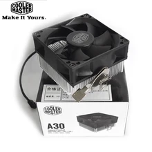 Кулер Master A30, мини-кулер для ЦП 8 см, тихий вентилятор для AMD AM4 AM3 AM3 + AM2 AM2 + FM2 FM2 + FM1, вентилятор 80 мм, радиатор для ПК