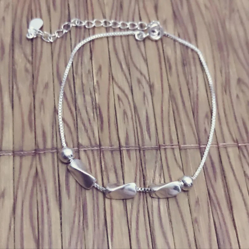 

New 925 sterling silver bracelet female acacia beanson bracelet bracelet silver student Valentine's Day gift JCS15