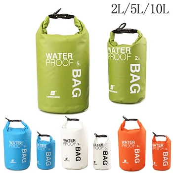 

2L/5L/10L Multi-functional Waterproof Bag Dry Bag Durable Ultralight Rafting Camping Hiking Swimming Pouch Outdoor Travel Kits