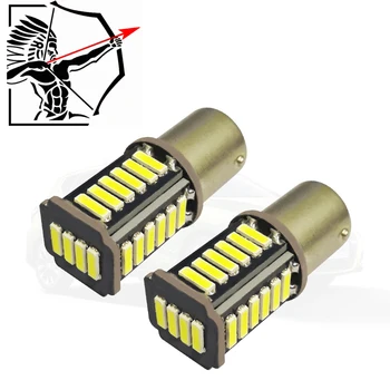 

2 PCS *Perfect led Highest brightness 7020 4014 28smd Car Truck Backup Reverse LED White back up Light Bulb BA15S 7020 led bulb