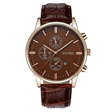 Watch Men Fashion Quartz watche top brand luxury Casual Military Sport Wristwatch Leather Strap Male Clock