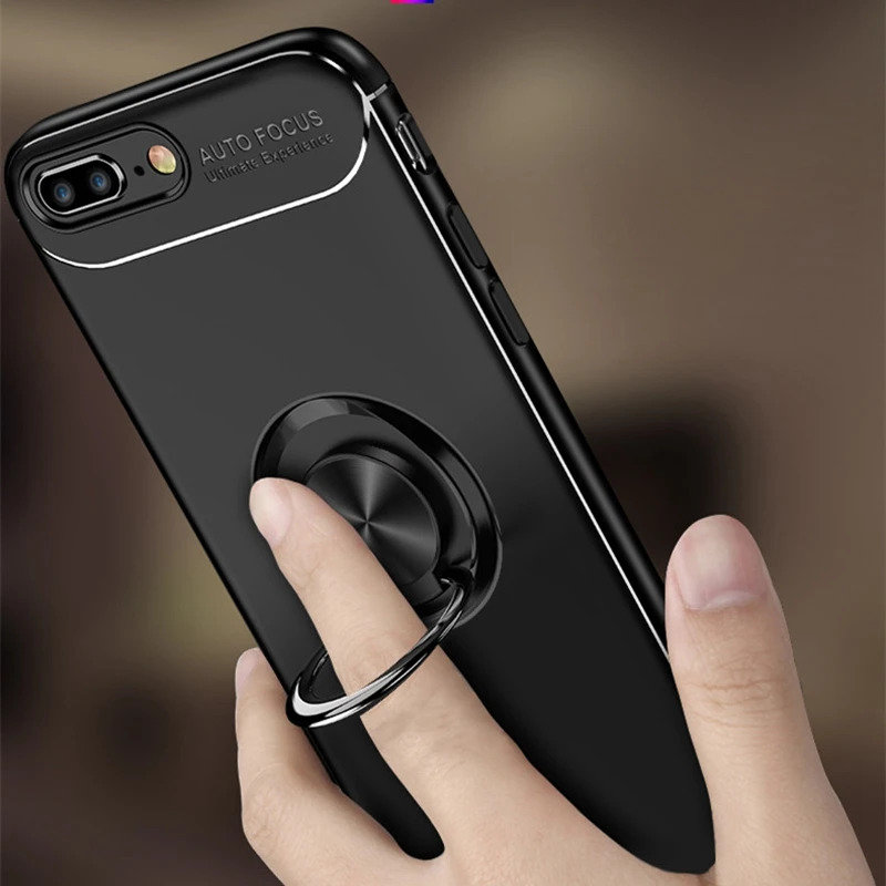

Phone Case On For Huawei P9 P10 P20 Pro P8 Lite 2017 Mate 10 20 9 Mate10 Mate9 Mate20 Cover Soft Finger Ring