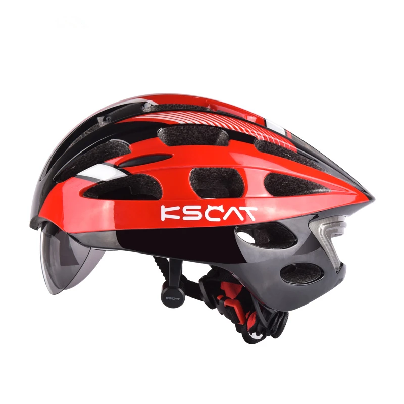 

Newly Released Kscat Smart Intelligent Cycling Helmet Bone Conduction Bluetooth Sweatproof Smart MTB Bike Safety Helmet