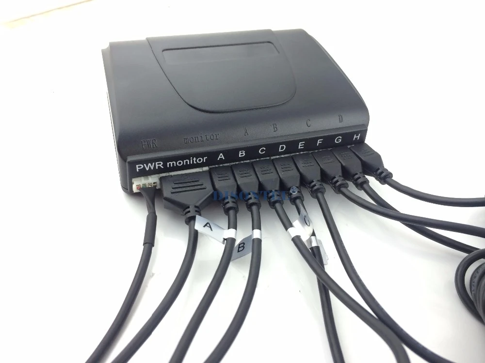 Auto Parking Sensor LCD Display monitor Parktronic sensor car detector 6 Colors Backup 8 sensors 12V backup reverse