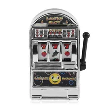 Mini Casino Jackpot Fruit Slot Machine Money box Game Toy For Kids Adult Decompression Toys Gold/Sliver Slot machine toy
