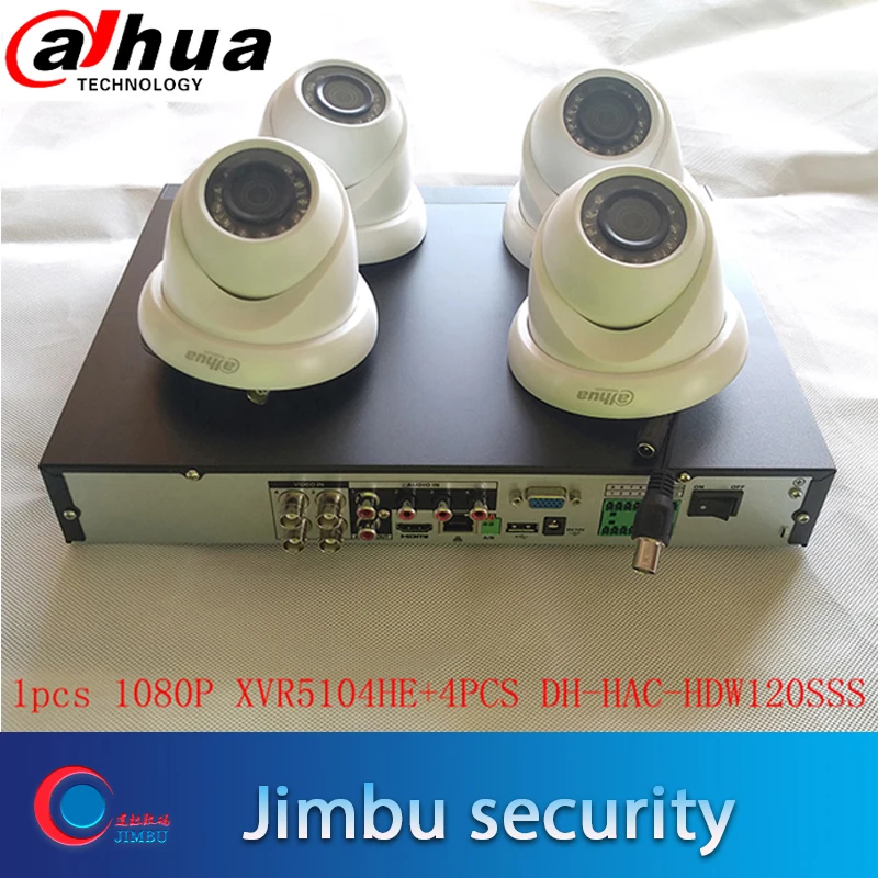 Dahua cctv XVR5104HE 2MP 4 Ch комплект 1080P Lite мини 1U Цифровой видеорегистратор Поддержка HDCVI AHD