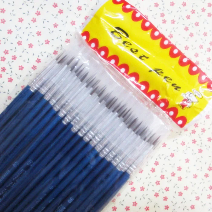 Koop 30 Stks set Fijne handgeschilderde Dunne Haak Lijn Pen blauw Baton Tekening Art Pen Kwast Kunst Levert Nylon borstel Schilderen Pen