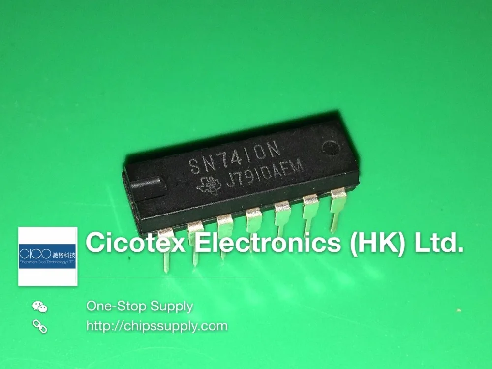 

10 шт./лот SN7410N DIP14 7410N тройные 3-входные фонари