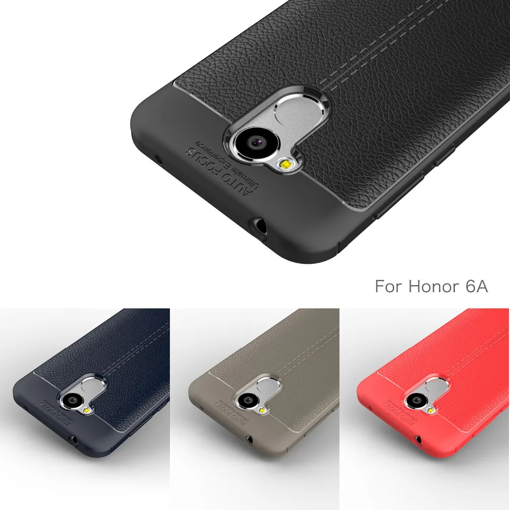 

Huawei Honor 6A Case Etui Silicon Case Cover for Huawei Honor Play 6A Fundas Soft Shockproof Carbon Fibe Bumper Coque Accessory