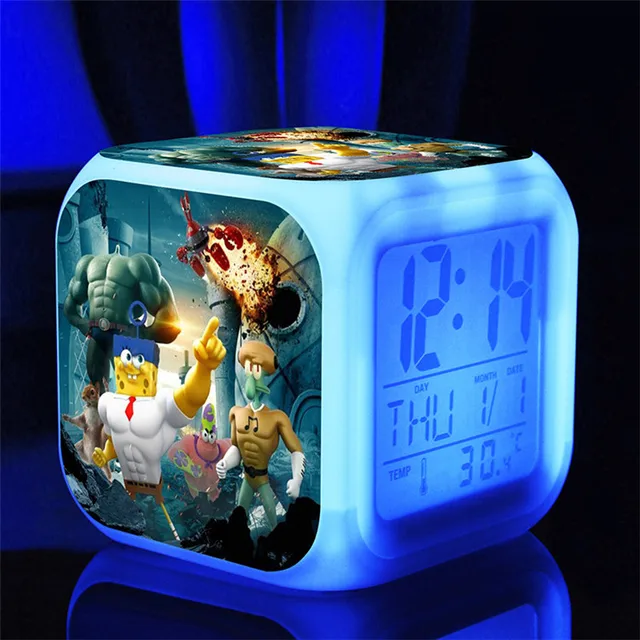 Animated comedy SpongeBob Alarm Clocks,SpongeBob Digital Alarm Clocks