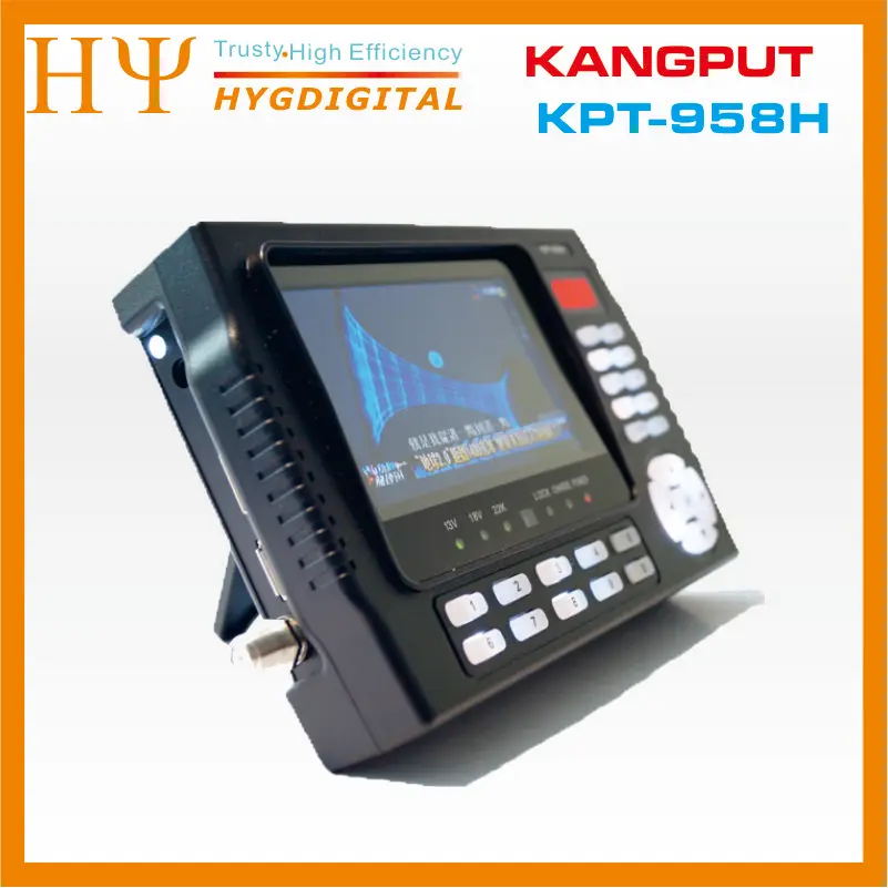 [Подлинный] Kangput KPT-958H 4,3 дюйма DVB-S/S2 ТВ приемник СБ finder Портативный многофункциональный HD монитор спутникового поиска MPGE4