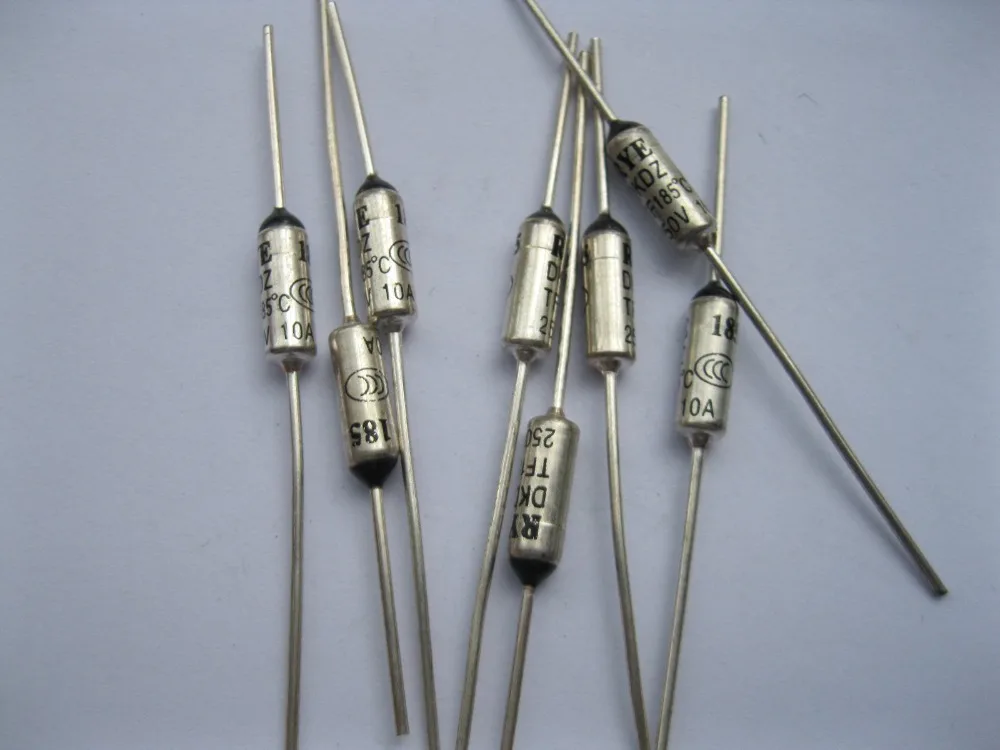 

Microtemp Thermal Fuse 185C Cut-off 10A 250V 200 pcs per Lot