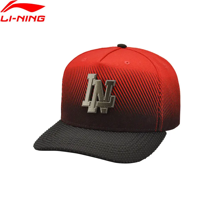 

(Clearance Sale)Li-Ning Men Sports Life Snap Back Cap 100% Polyester 56-60 cm LiNing Adjustable Sports Caps Hat AMYN065 PMQ077