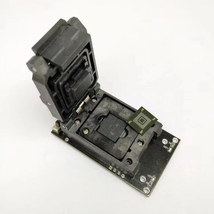 

eMMC153/169 to USB3.0 Port Test Socket eMMC5.0 eMMC 5.1 Test Adapter support the High speed Hs200 mode for eMMC chips